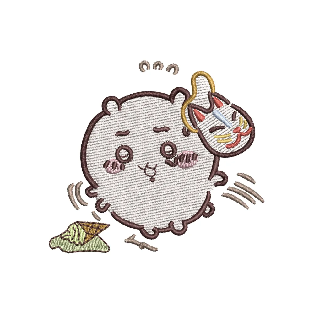 Inocent Kitty Embroidery Design
