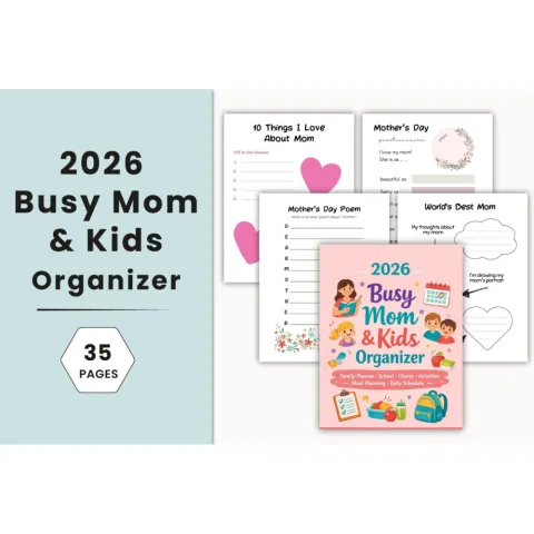 Busy Mom Kids Planner
