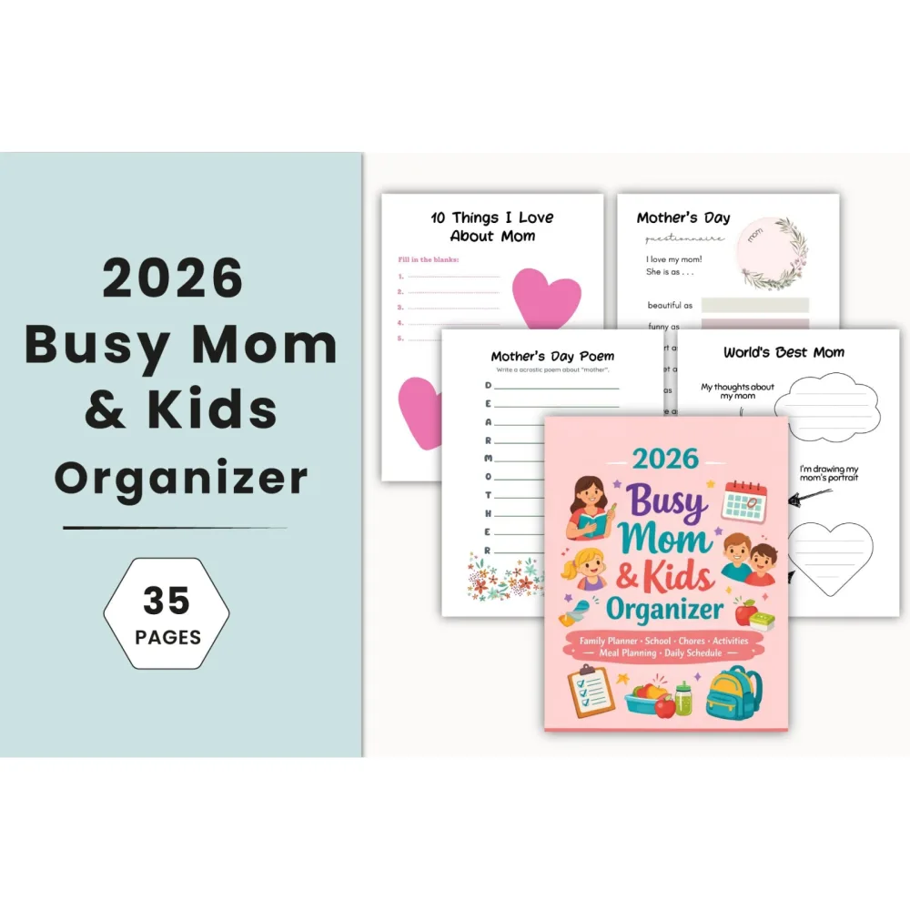 Busy Mom Kids Planner