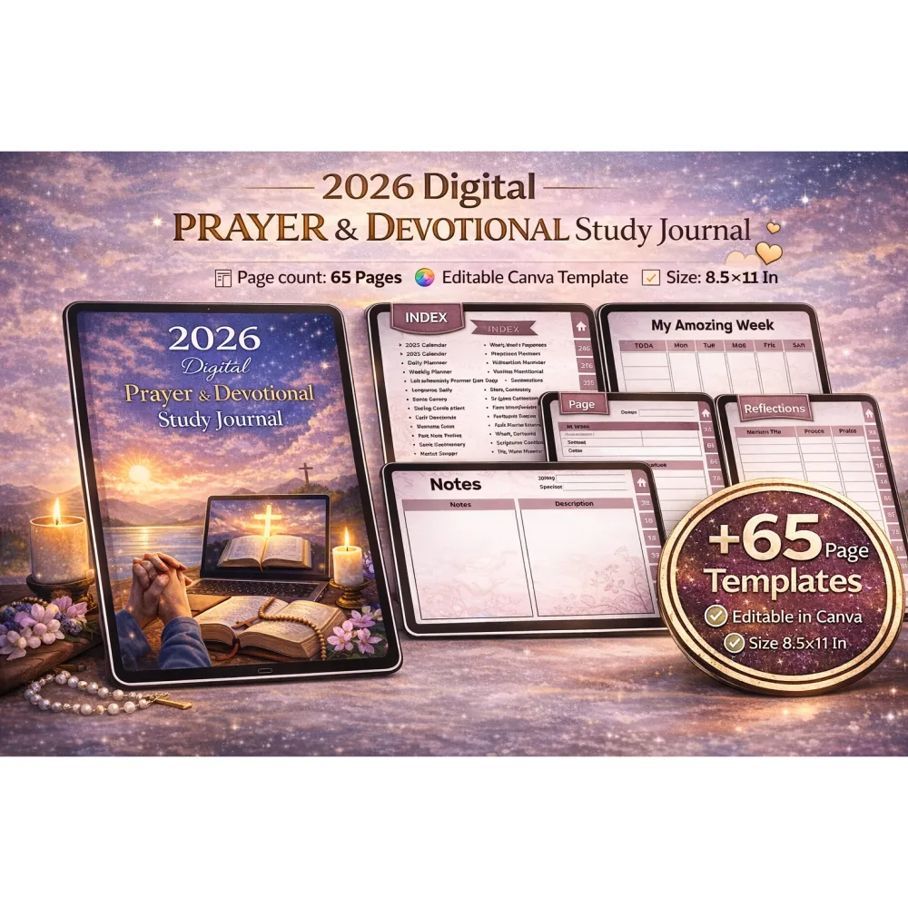Prayer Devotional Study Journal