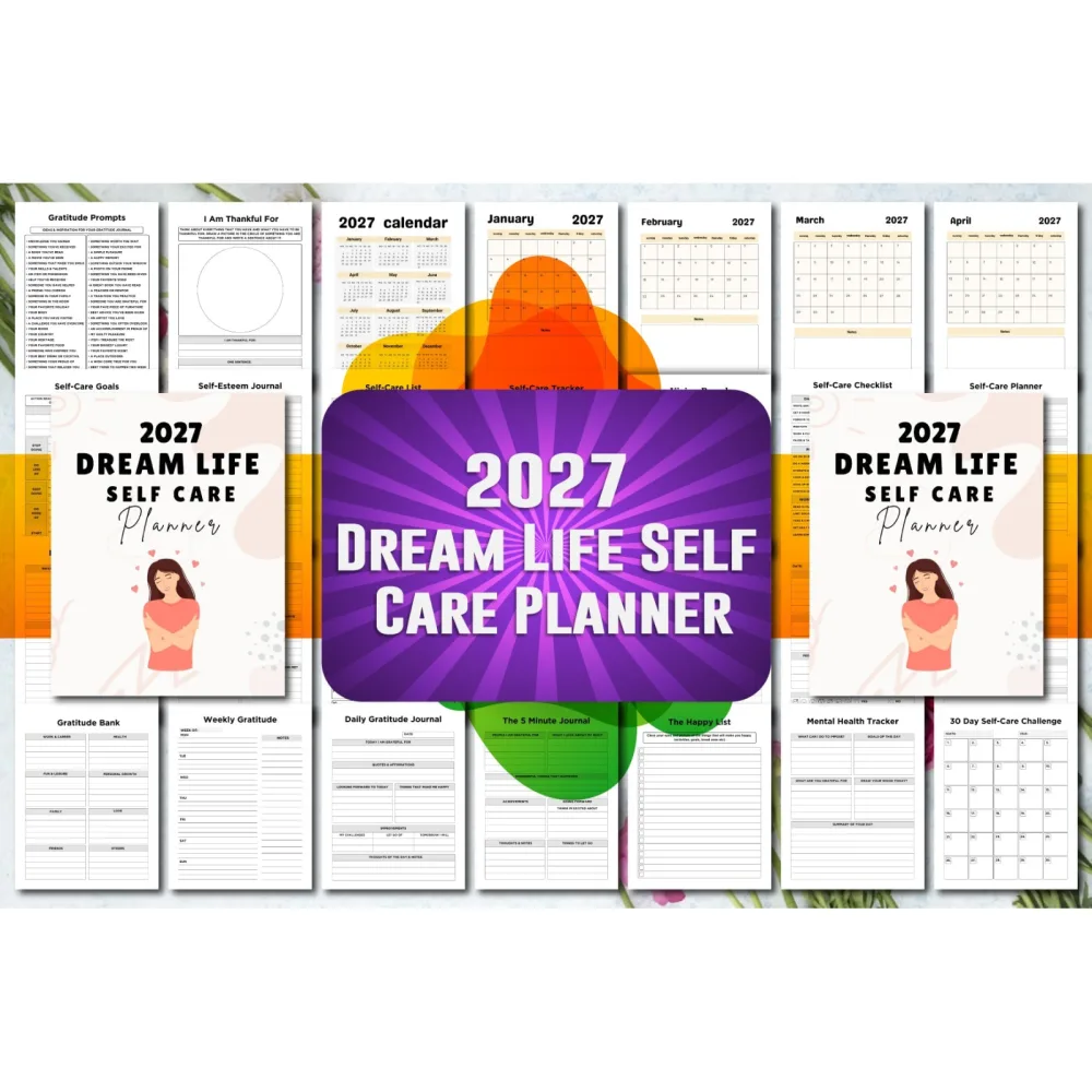 Dream Life Self Care Planner