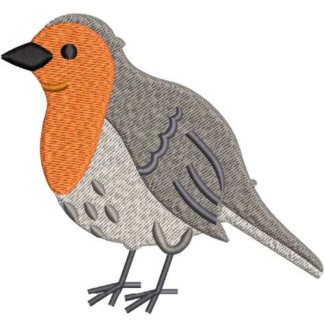 Sparrow Embroidery Design