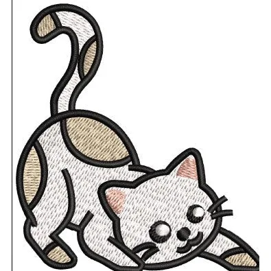Cat Embroidery Design