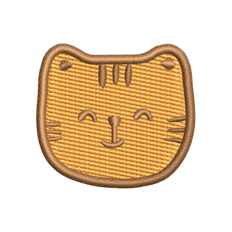 Kittiy Head Embroidery Design