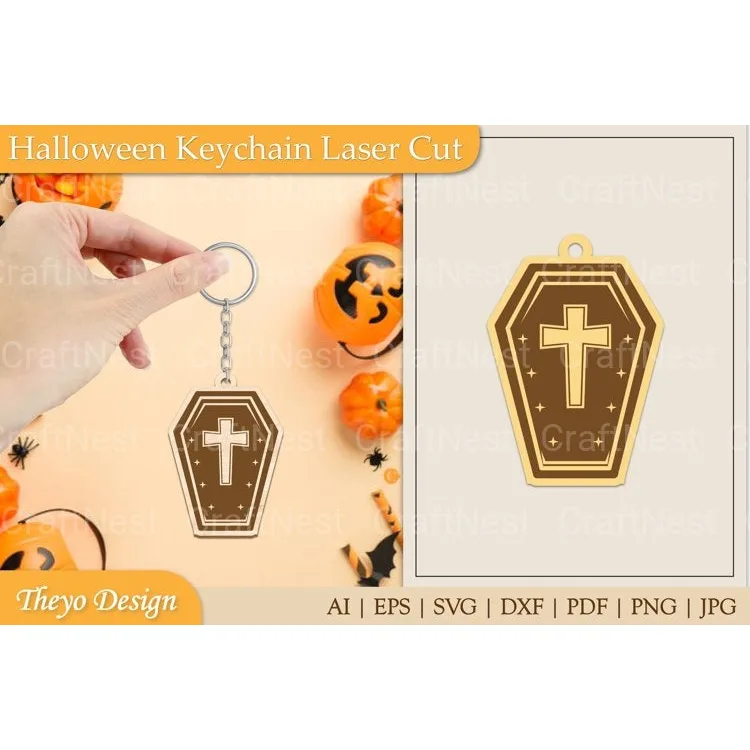 Halloween Keychain SVG Bundle