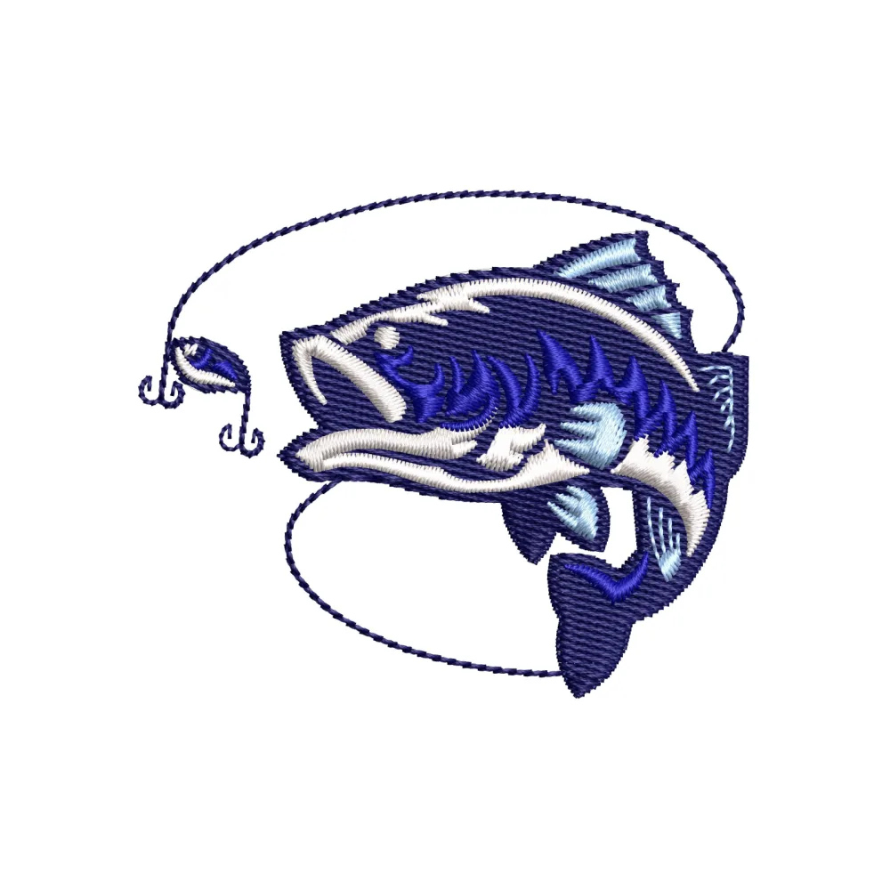 Fishing Tour Embroidery Design