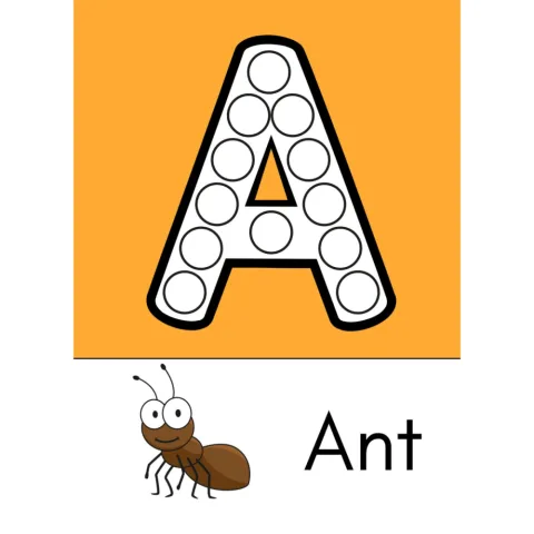 Alphabet Animals Dot Marker Worksheets