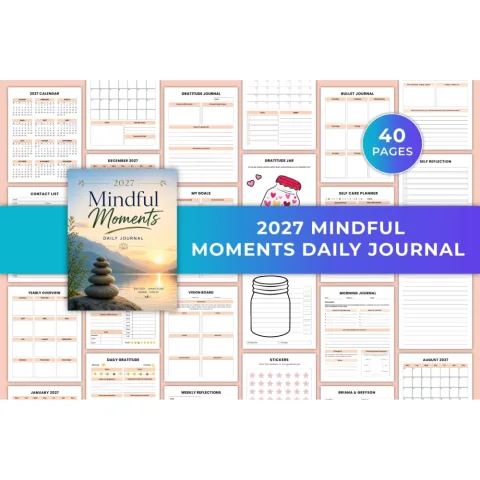 Mindful Moments Daily Journal