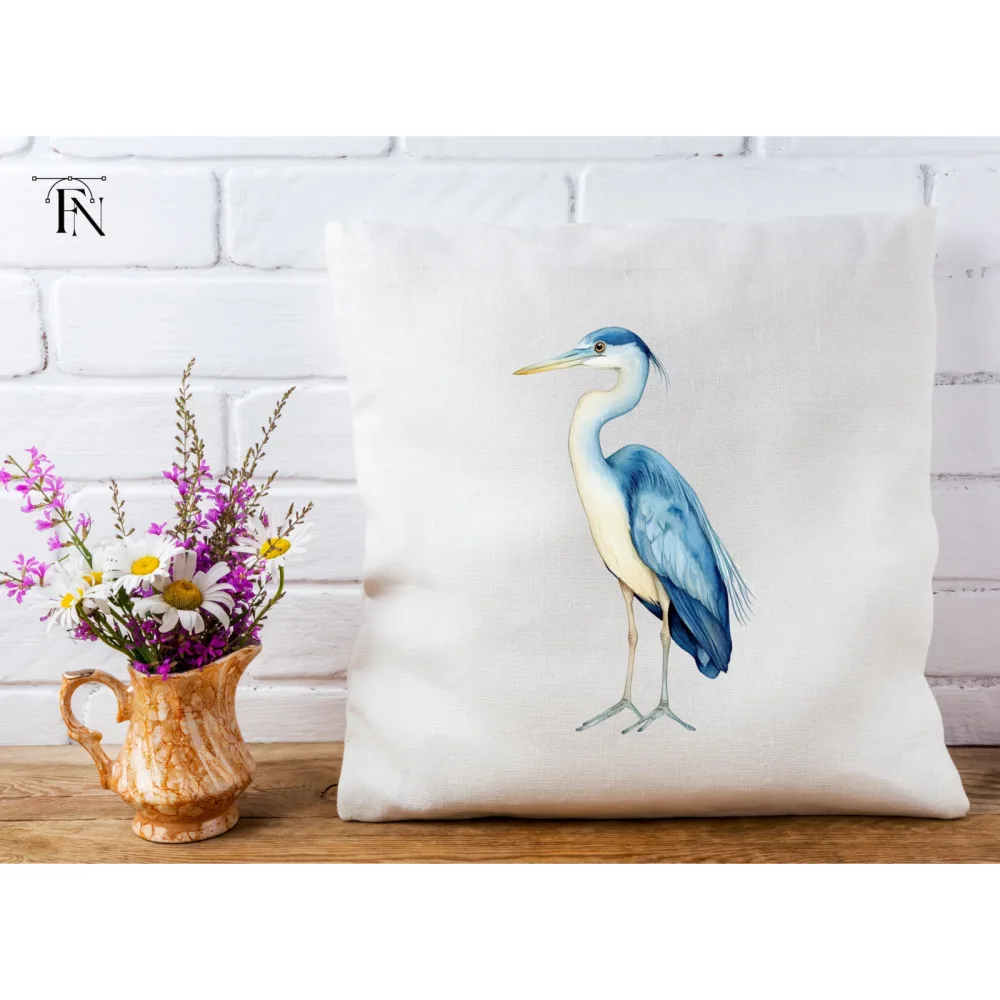 Elegant Blue Heron Clipart Bundle