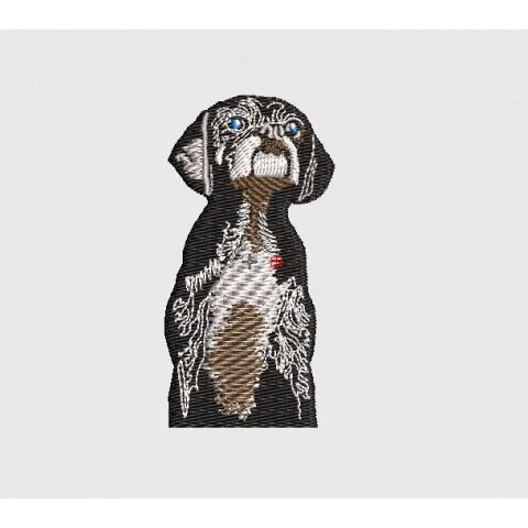 Dog Embroidery Design