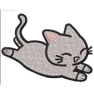 Cat Embroidery Design