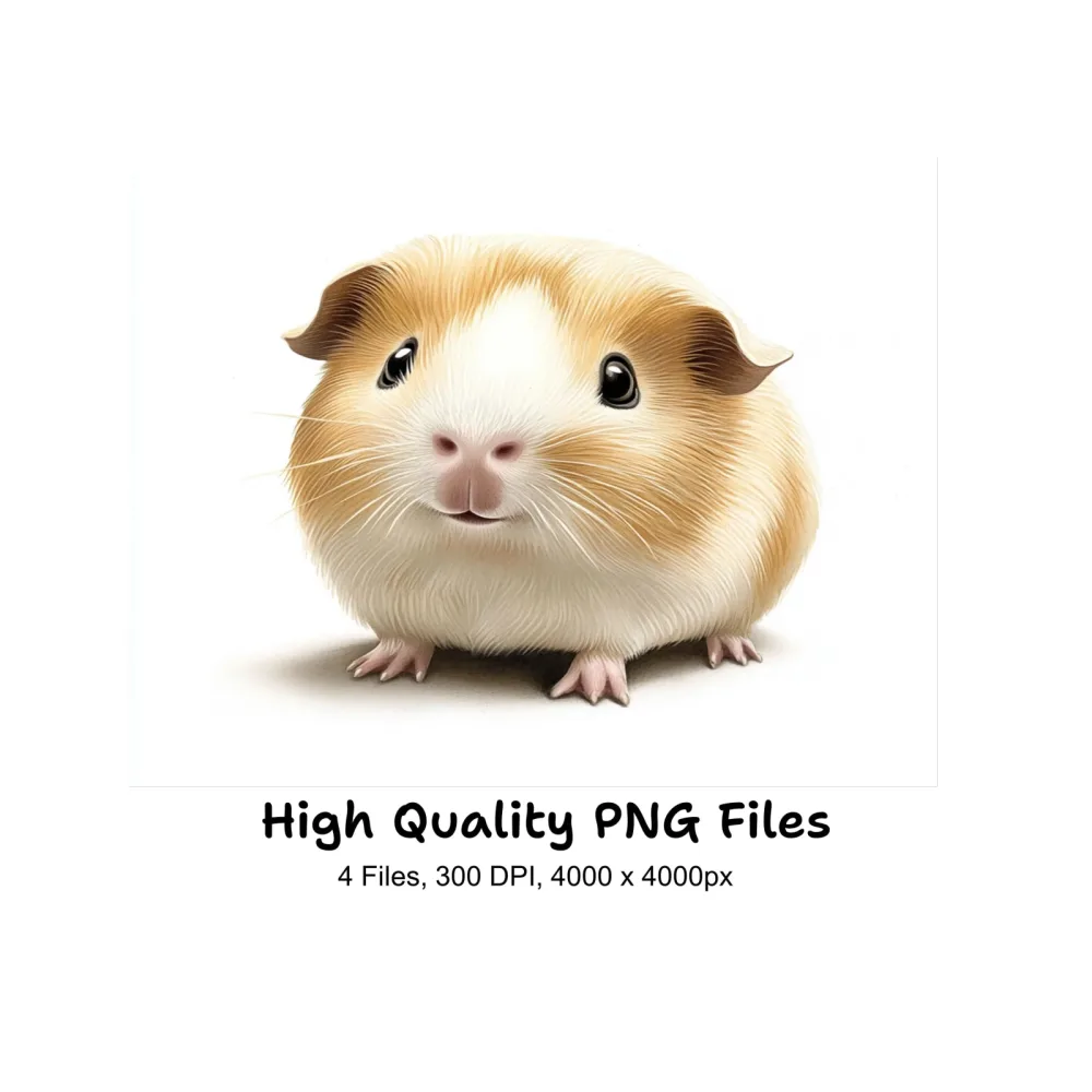 Cute Guinea Pig Clipart Bundle