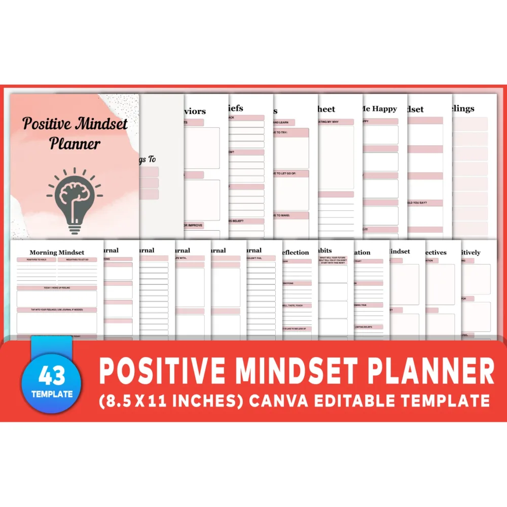 Positive Mindset Planner
