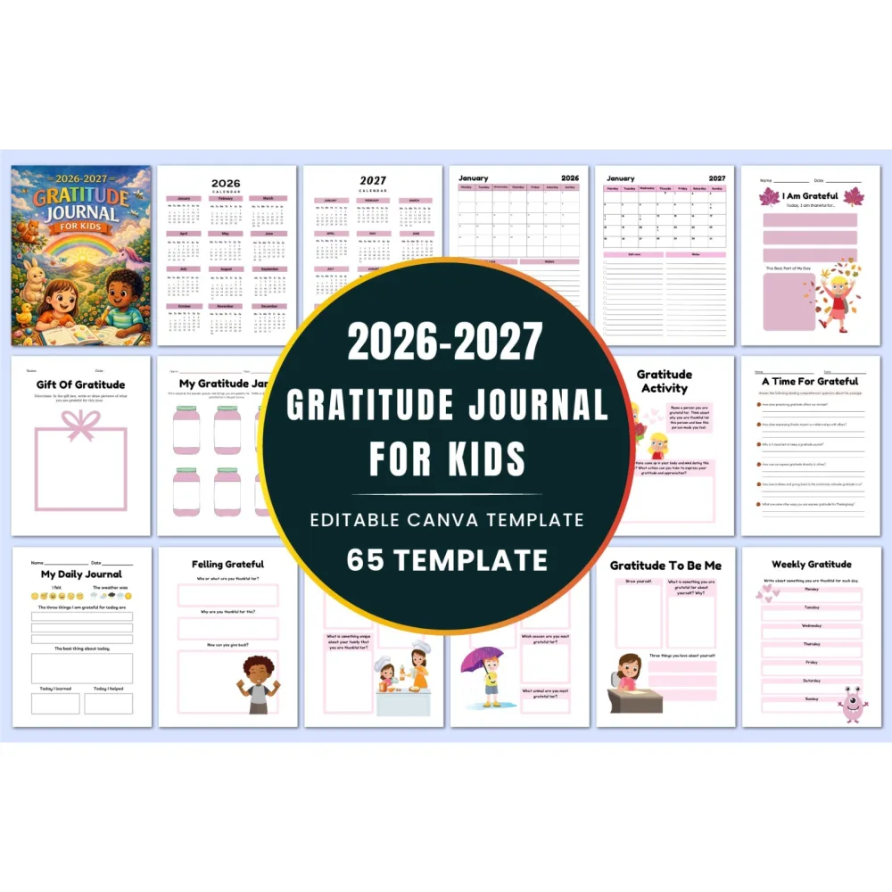 Gratitude Journal for Kids