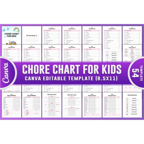 Chore Chart Planner for Kids