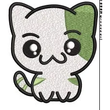 Cat Embroidery Design