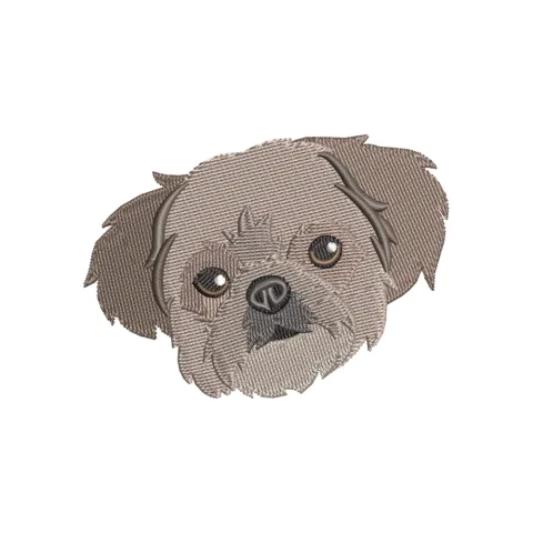 Innocent Puppy Embroidery Design