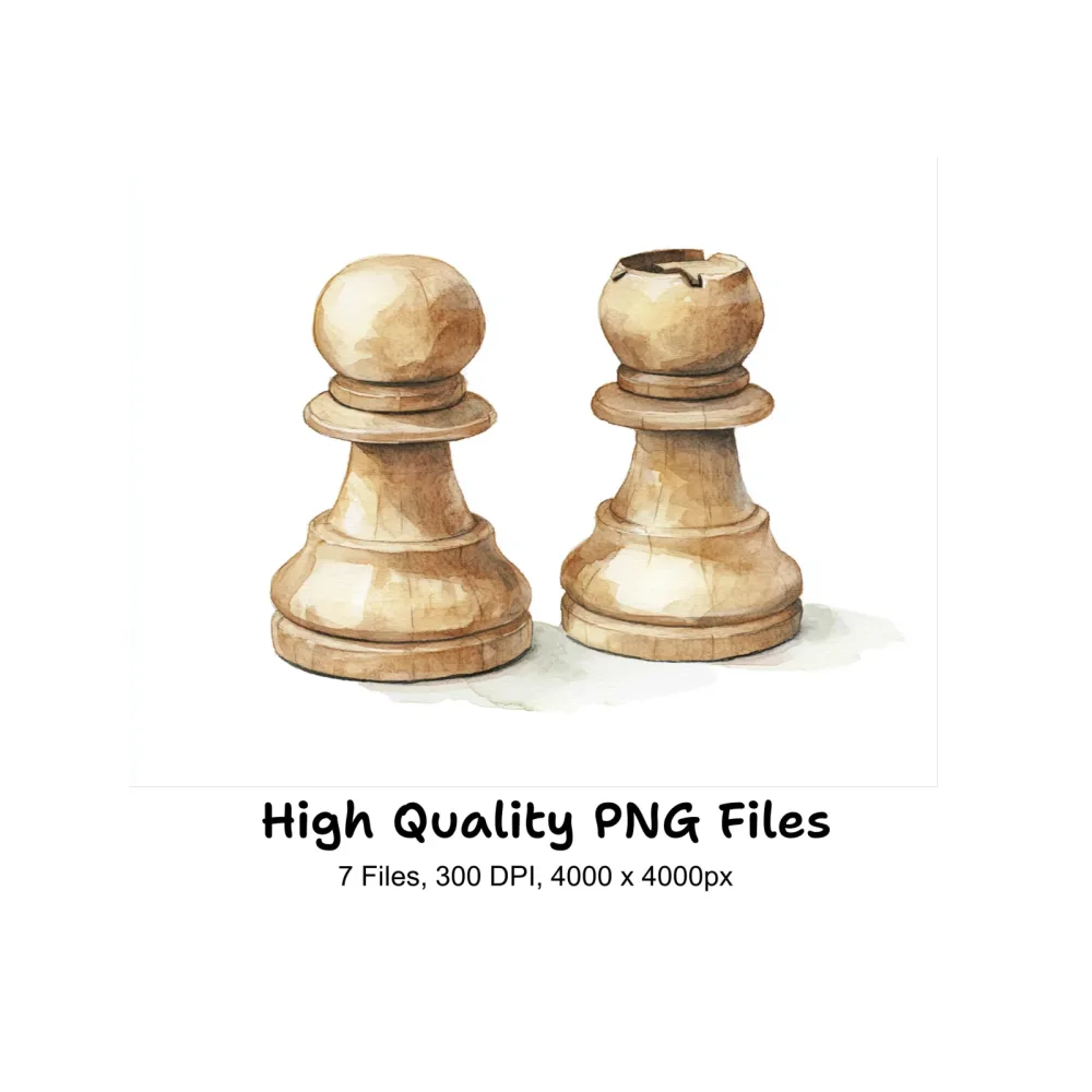 Chess Pieces Clipart Bundle