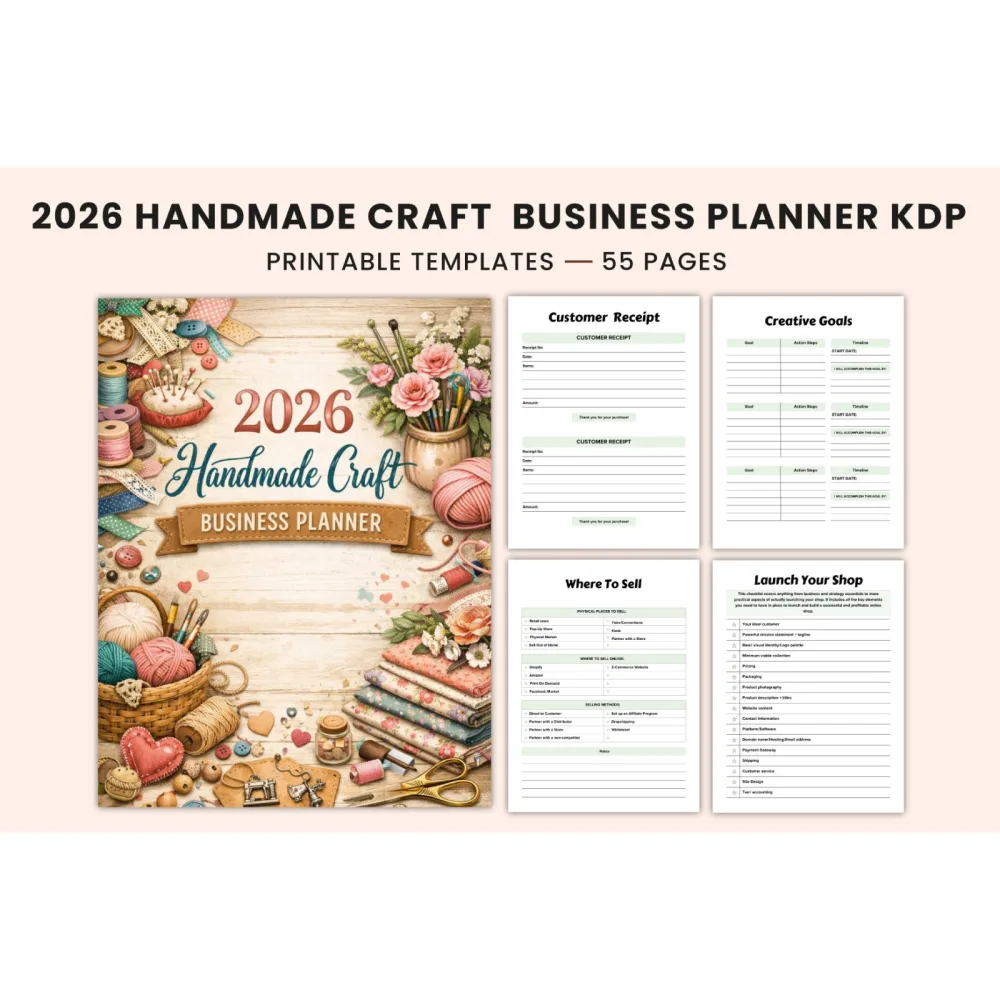Handmade Craft Business Planner
