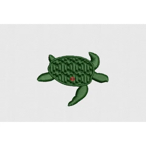 Turtle Embroidery Design