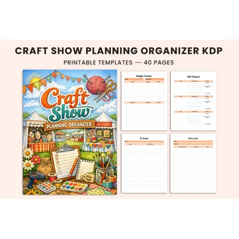 Craft Show Planning Planner