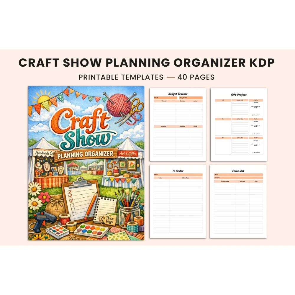 Craft Show Planning Planner
