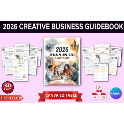 Creative Business Guidebook Planner