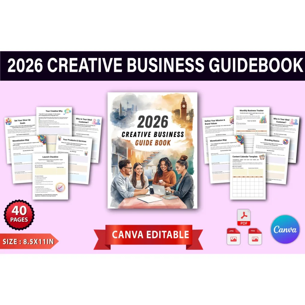 Creative Business Guidebook Planner