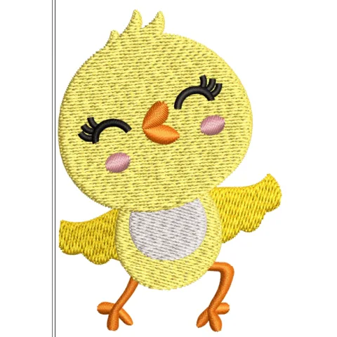 Baby Chick Embroidery Design