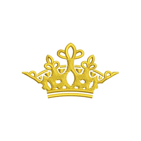 Prince Crown Embroidery Design