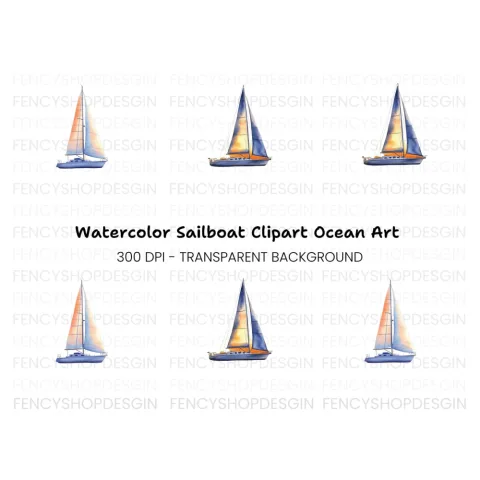Sailboat Clipart Bundle