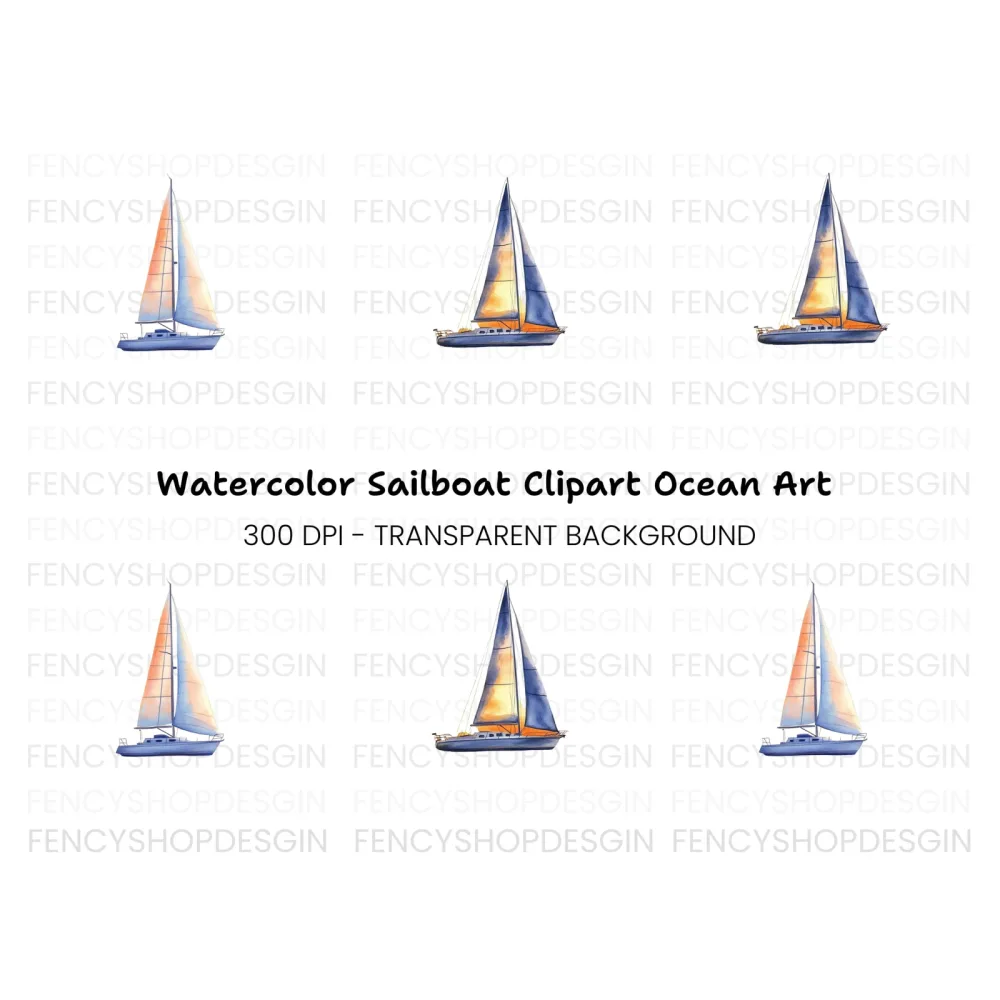 Sailboat Clipart Bundle