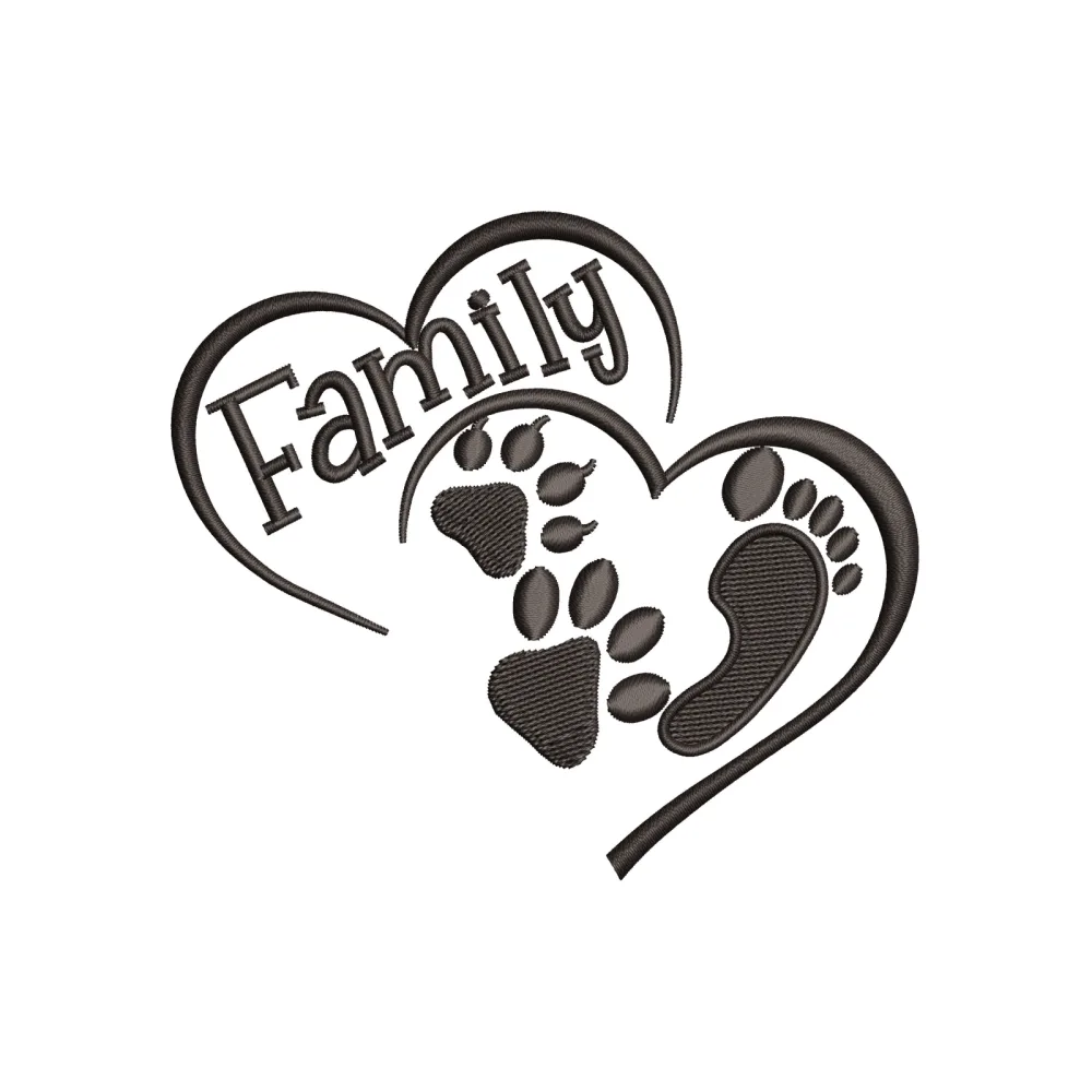 Family Embroidery Design