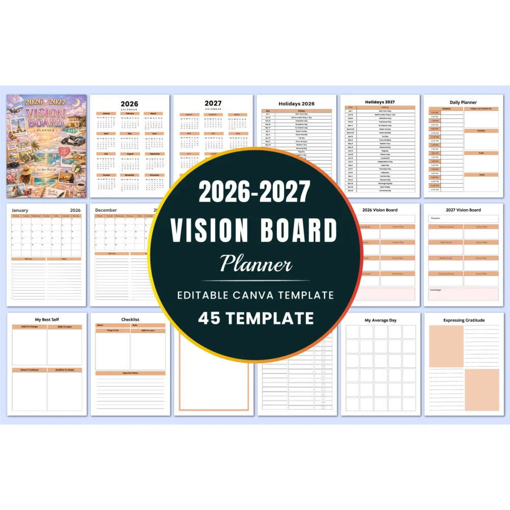 Vision Board Planner