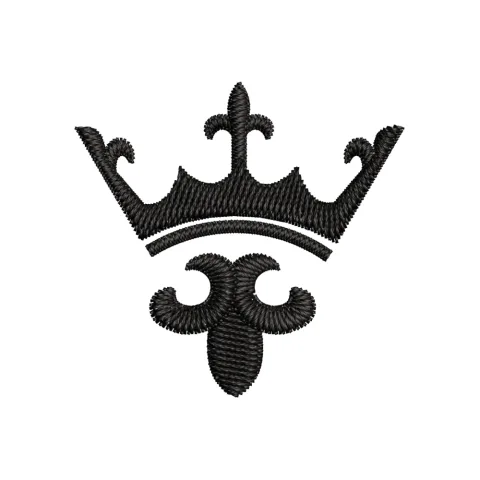 Crown Sign Embroidery Design