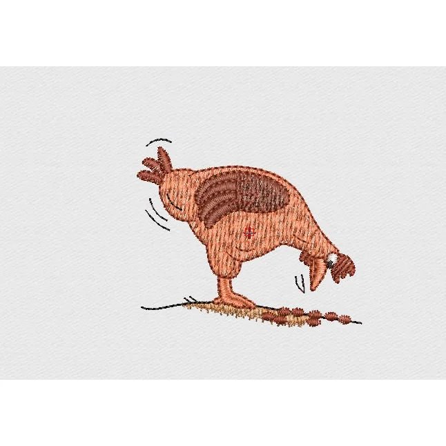 Hen Embroidery Design