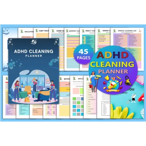 ADHD Cleaning Planner for Effective Organization