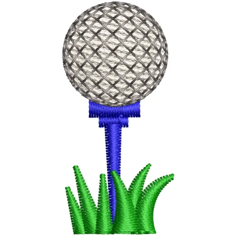 Golf Ball Embroidery Design