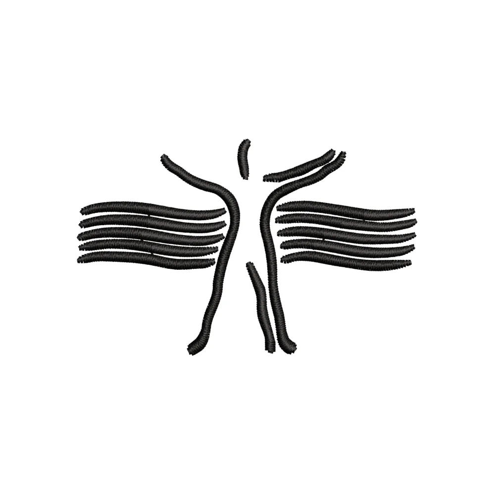 Swimming King Embroidery Design