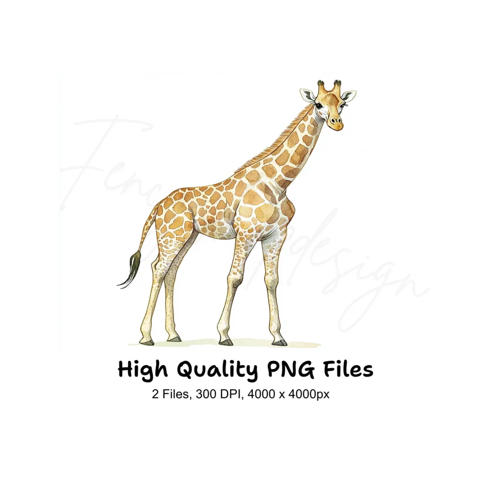 Giraffe Clipart Bundle