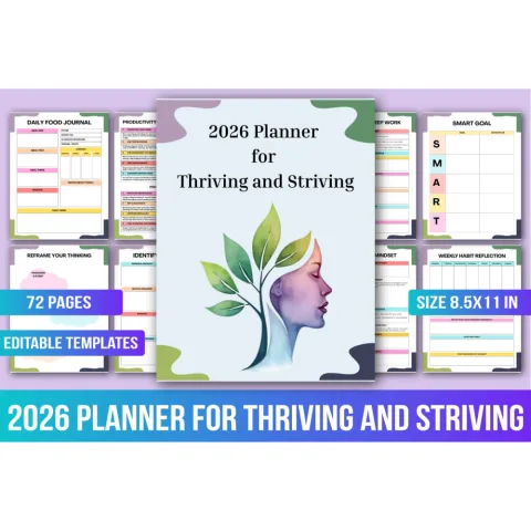 Thriving and Striving Planner for Success
