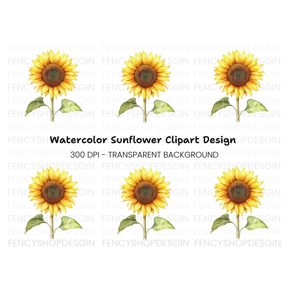 Sunflower Clipart Bundle