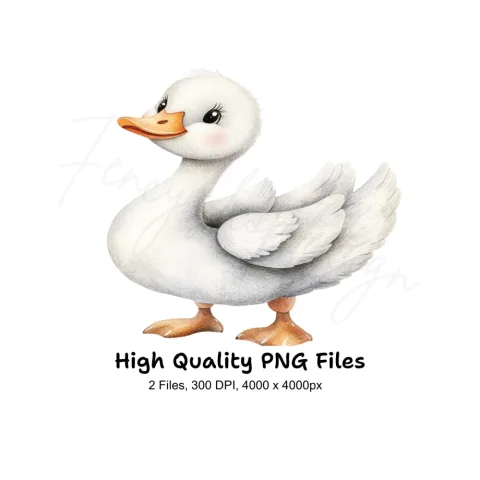 Sweet Baby Duckling Clipart Bundle
