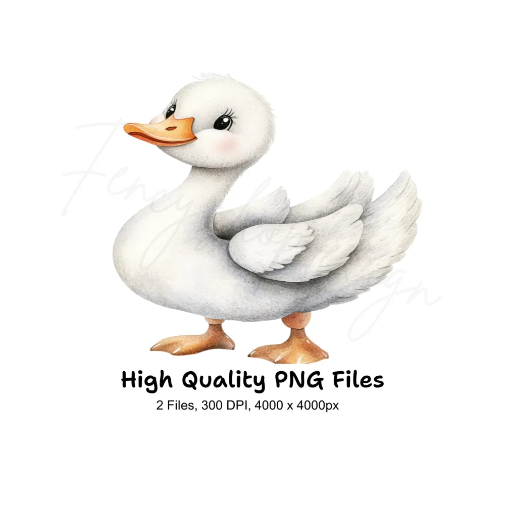 Sweet Baby Duckling Clipart Bundle