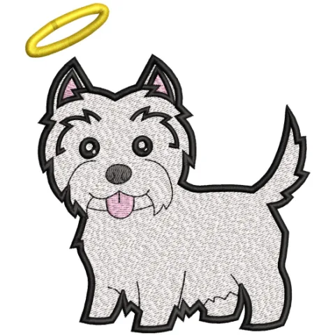 Dog Embroidery Design