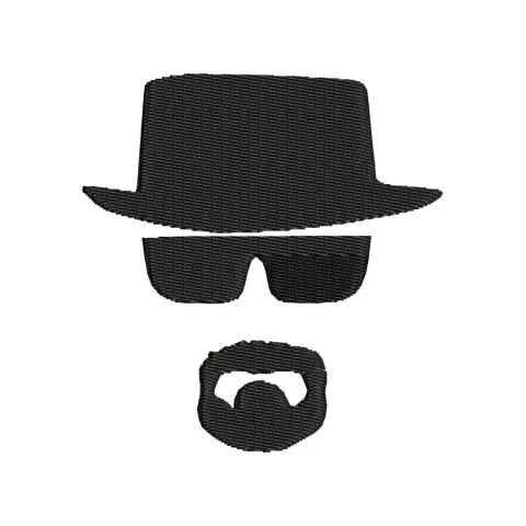 Mouth Hat Embroidery Design