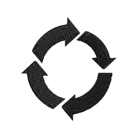 Re Cycle Embroidery Design