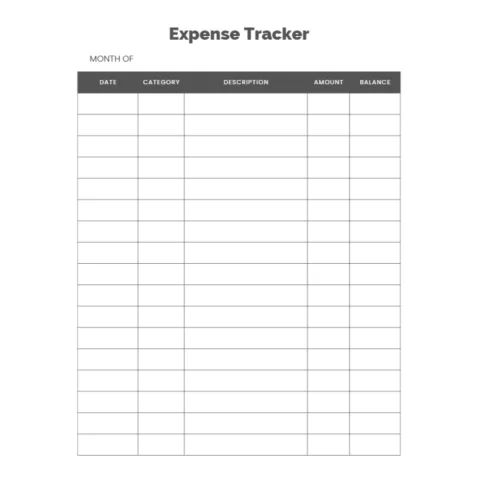 Expense Tracker Bundle