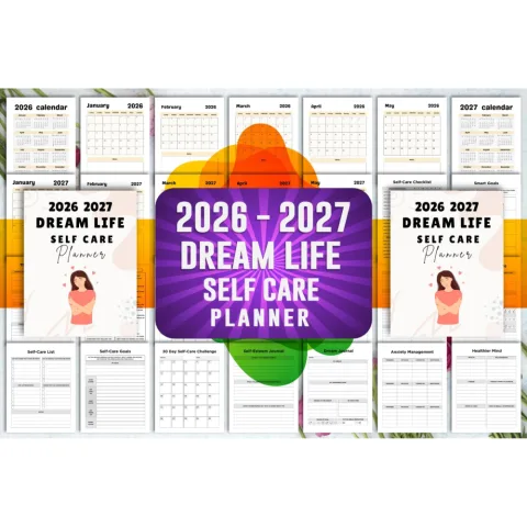 Dream Life Self Care Planner