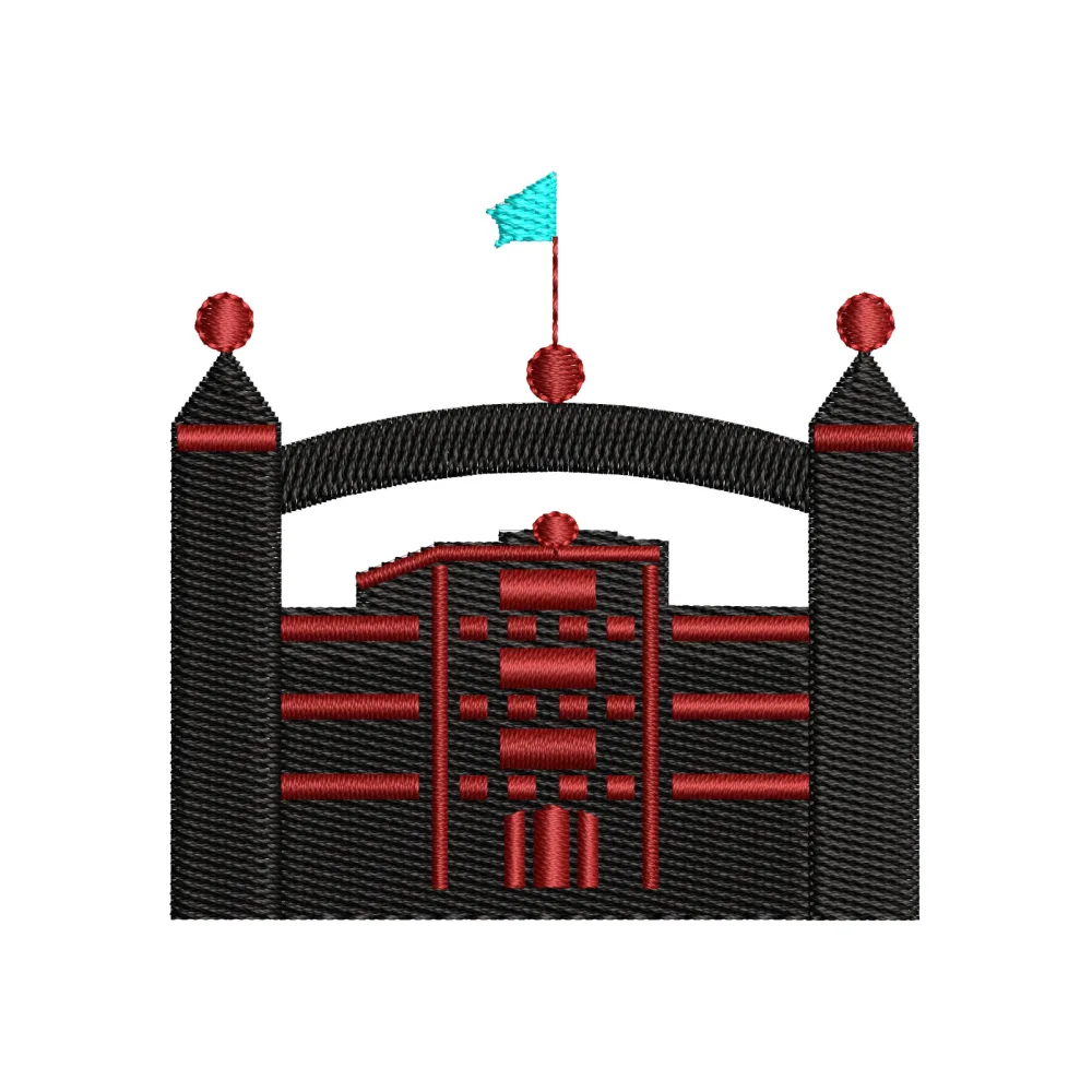 Fort of Worrior Embroidery Design
